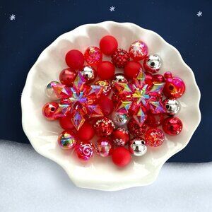 Lot Of 40 Beads For Beadable Pens-Merry Mix